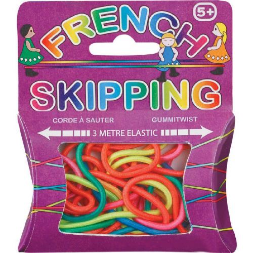French Skipping elastic for that classic playground game.
