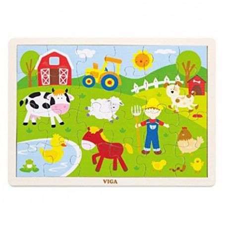 24 Piece Farm Puzzle Order Code 50197