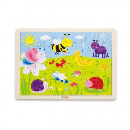 24 Piece Insect Puzzle Order Code 50199