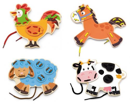 Lacing Farm Animals Order Code 51325