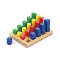 Shape Sequence Blocks using blocks of varying heights, shapes and colours Order Code 51367