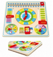 Calendar Clock with Days, months, time of day, weather and seasons Order Code 59872
